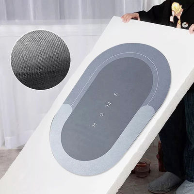 Waterproof Soft Collapsible Mat Diatomite Kitchen Bedroom Pad Absorbent Mat for Home
