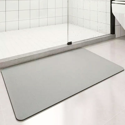 Foldable Water Absorbent Easy Clean Mat for Floor Modern Style Diatomaceous Earth Bath Mat