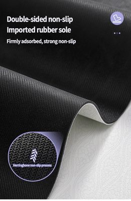 Special Size Design Logo Rug with Soft Silky Smooth Texture and Washable Feature